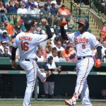 2018 Jonathan Schoop & Trey Mancini Mar 14 paint