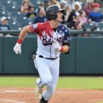 Jud Fabian 4th homer with Bowie 7-2-23 OH Patrick Cavey